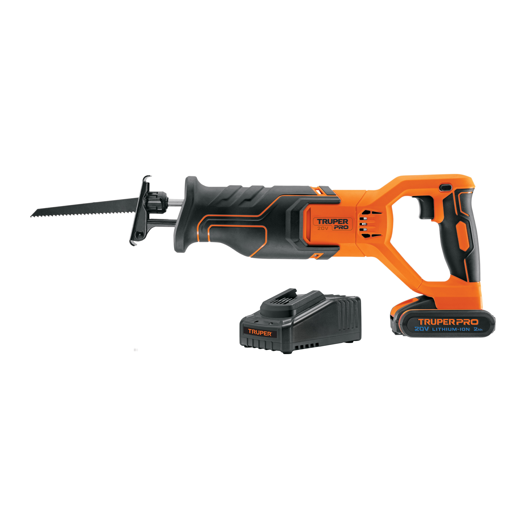 Sierra sable, 20v, 1 batería 2ah, pro, Truper en Guatemala