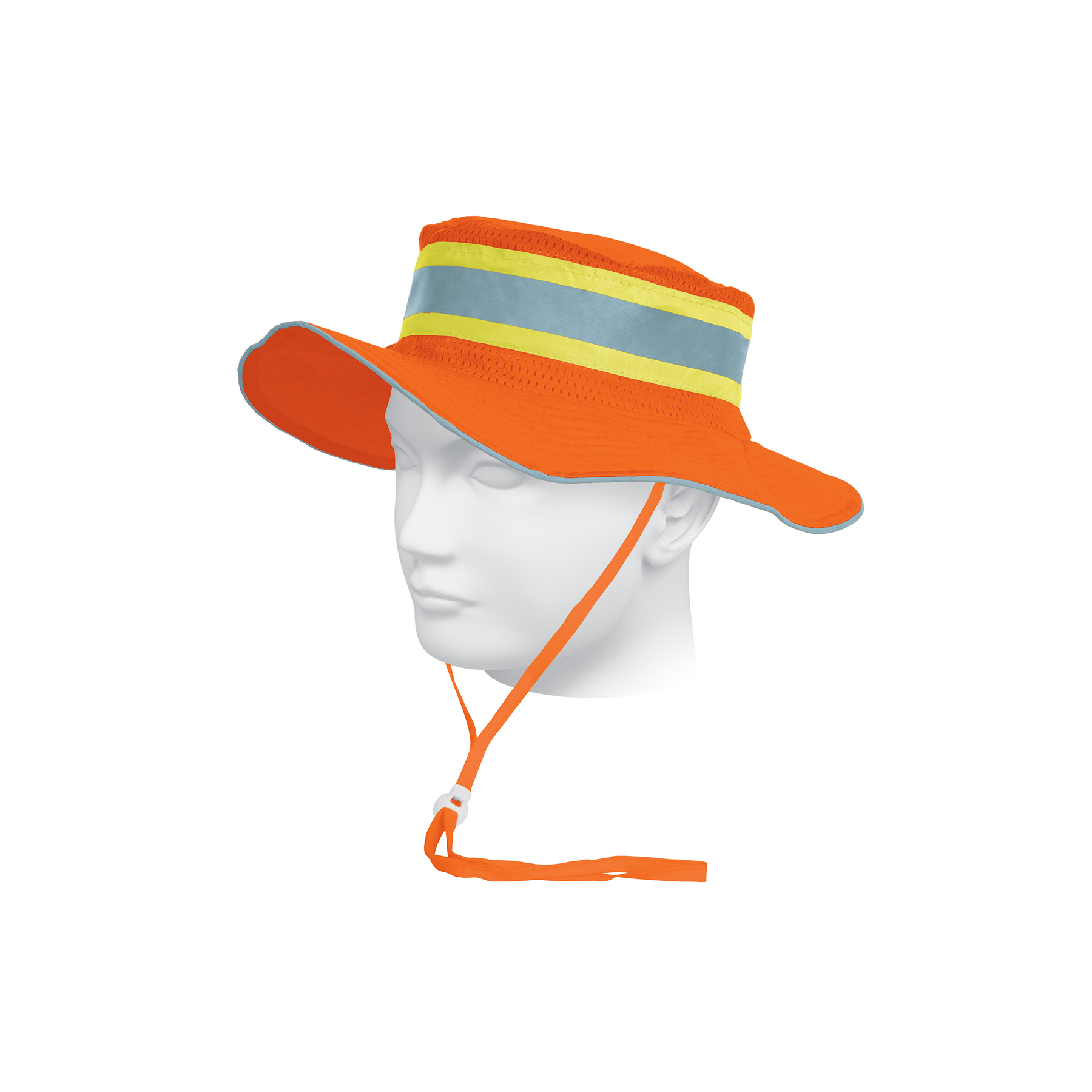 Sombrero naranja alta visibilidad con reflejante, Truper en Guatemala