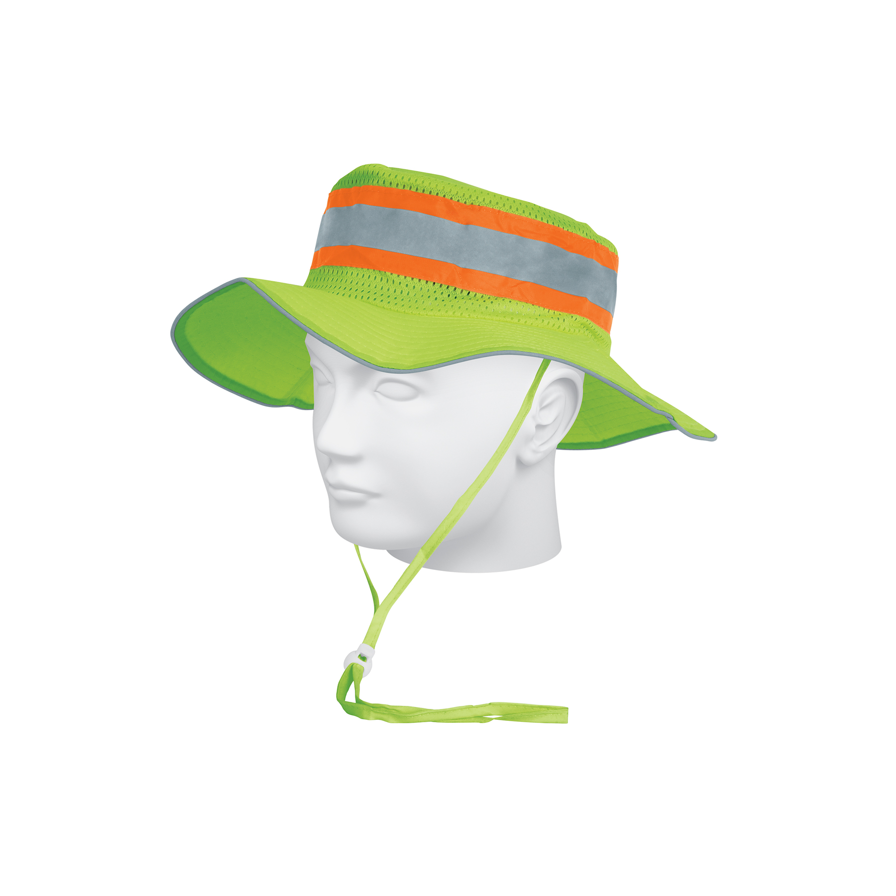 Sombrero verde alta visibilidad con reflejante, Truper en Guatemala