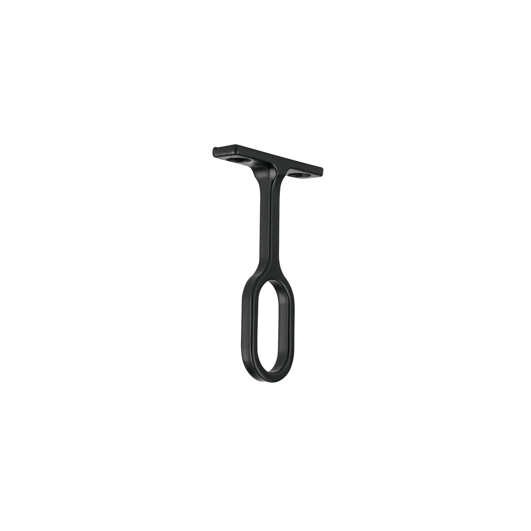Soporte para tubo ovalado de closet, negro, Hermex en Guatemala