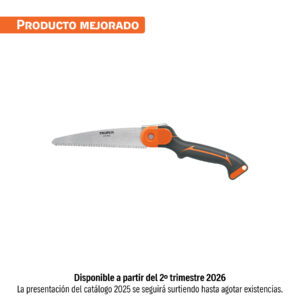 Serrucho de poda plegable Truper de 7 pulgadas con hoja recta en Guatemala