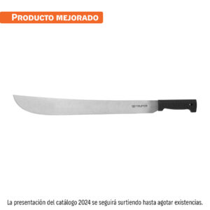 Machete estándar 22" cacha negra inyectada, Truper en Guatemala