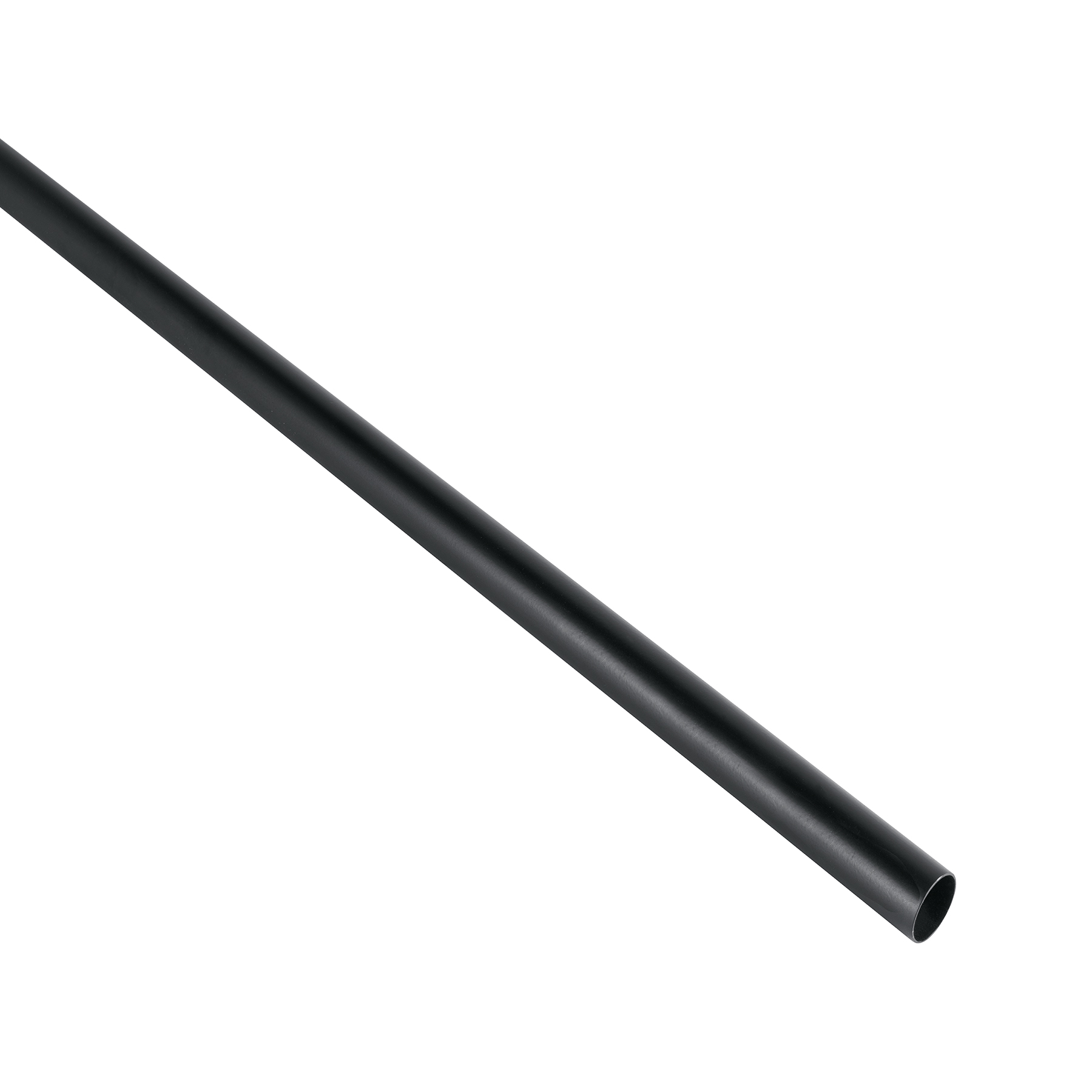 Tubo redondo de acero cromado para closet 3 m, negro, Hermex en Guatemala