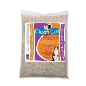 Arena para Gato Clean Cat 50 kg – Aglutinante, Aromatizada, Alta Absorción