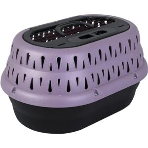 Petmate Two Door Top Load Transportadora Rosa para Mascota, 19 pulgadas
