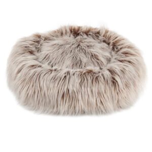 Cama 26 Snoozzy Glampet Donut Faux Fur Bed