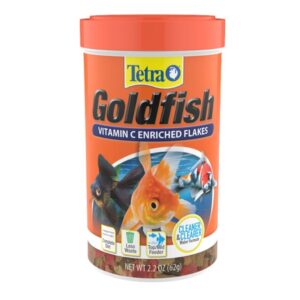 Alimento en Hojuelas TetraFin para Goldfish, 2.2 oz